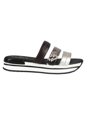 Hogan H222 Multi-strap Sandals