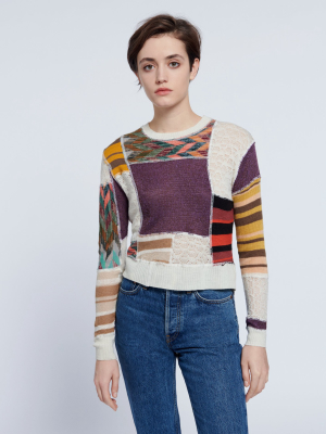 60s Upcycled Shrunken Sweater
