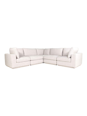 Justin Classic L Modular Sectional Taupe