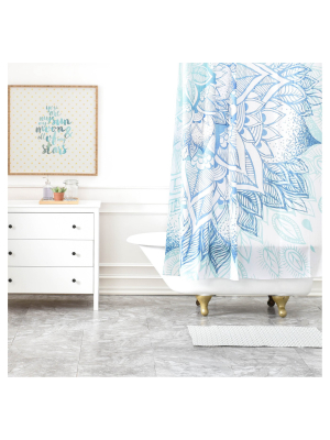 Rosebudstudio Lovely Soul Shower Curtain Blue - Deny Designs