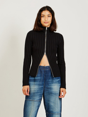 Zip Sweater Black