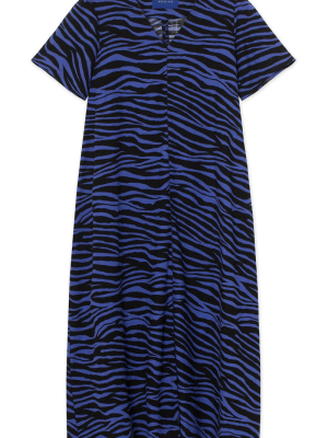 Résumé Umani Zebra Print Midi Dress