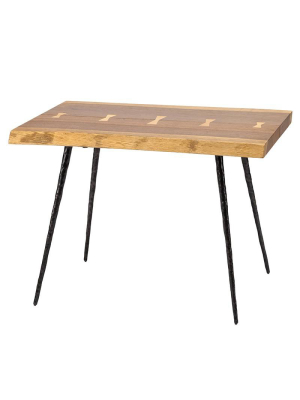 Nuevo Nexa Side Table - Smoked