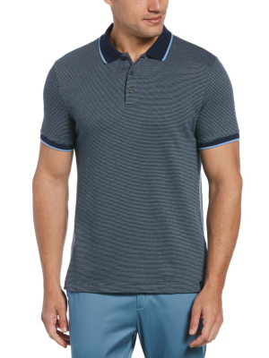 Tri-color Jacquard Polo