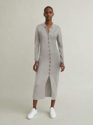 Fiera Long Wool Polo Dress