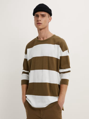 Structured Striped T-shirt