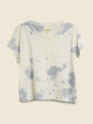 Q Tee - Indigo Tie Dye