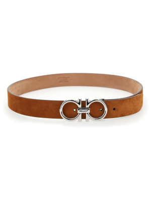 Salvatore Ferragamo Logo Plaque Belt