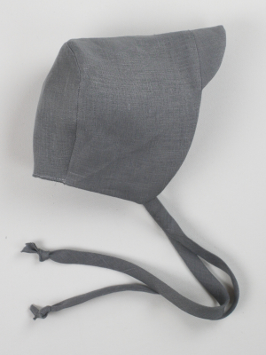 Stormy Blue Linen Scout Bonnet