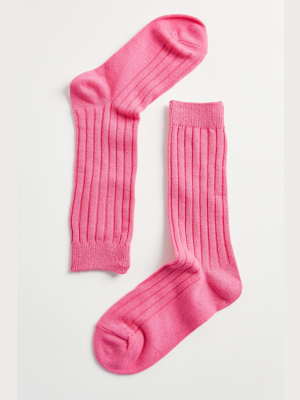 Essential Ribbed Crew Sock