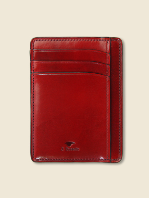 Card And Document Case - Cherry