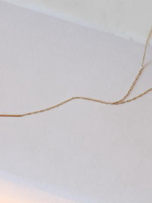 Staple Lariat Necklace
