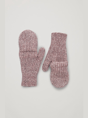 Cotton Chunky Knit Mittens