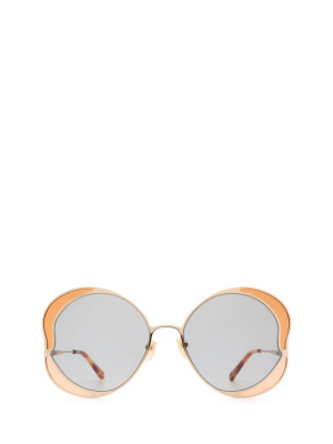 Chloé Eyewear Gemma Round Frame Sunglasses