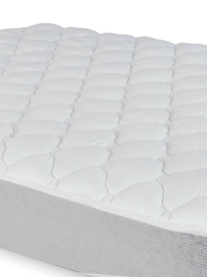 Eluxury Extra Plush Mattress Pad With Fitted Skirt