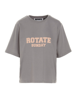 Rotate Logo Print Crewneck T-shirt