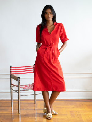 Red Alma Dress