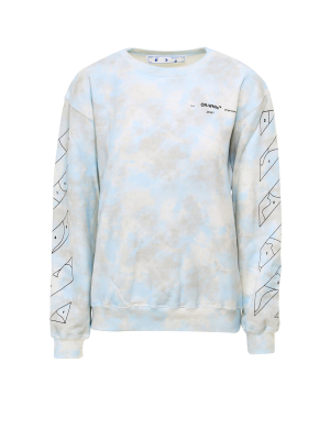 Off-white Cloud Print Sweatshirt