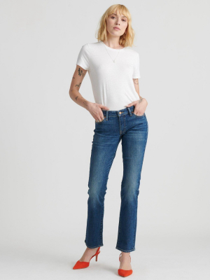 Lucky Brand Women's Mid Rise Sweet Straight Jean - Woodstock