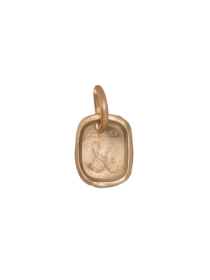 Yours & C Intaglio Pendant - Yellow Gold