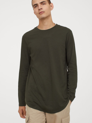 Long-sleeved Shirt Long Fit