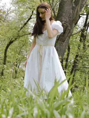 Maeve Dress In White Eyelet