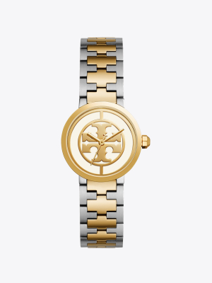 Reva Watch, Two-tone Gold/stainless Steel/ivory, 28 Mm
