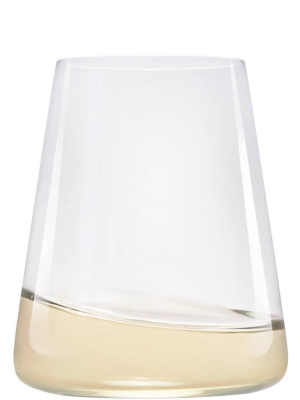 12.8oz 4pk Crystal Power Stemless White Wine Glasses - Stoelzle