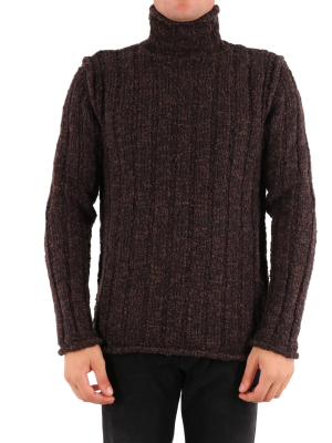 Dolce & Gabbana Turtleneck Knit Sweater