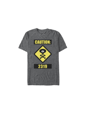 Men's Monsters Inc Caution 2319 T-shirt