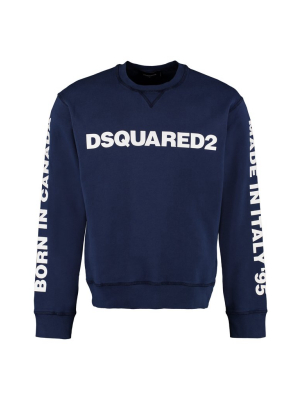 Dsquared2 Logo Printed Crewneck Sweatshirt