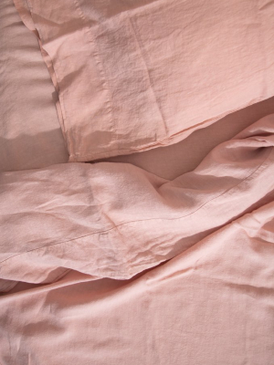 Linen Bedding - Blush