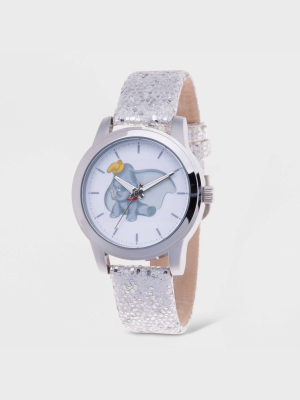 Women's Disney Dumbo Sequins Strap Watch - Gray