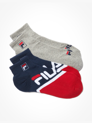 Fila Redux Quarter Socks 2-pack