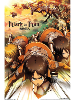 34" X 22" Attack On Titan: Titan Unframed Wall Poster - Trends International