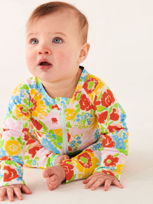 Pollen Organic Ls Zip Romper