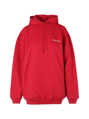 Balenciaga Logo Printed Hoodie