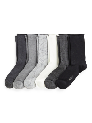 Equestrian Roll-top Sock 6-pack