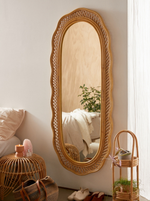 Malorie Wicker Wall Mirror