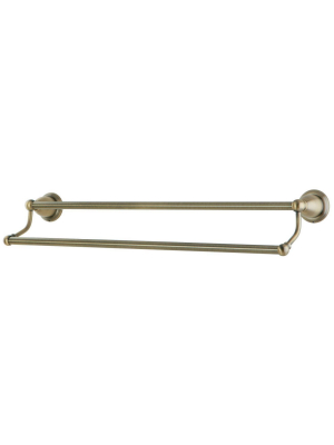 Dual Towel Bar (24") Antique Brass - Kingston Brass