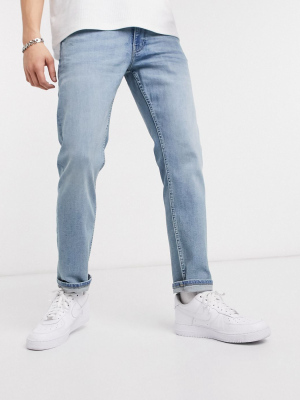 Bershka Skinny Jean In Light Blue