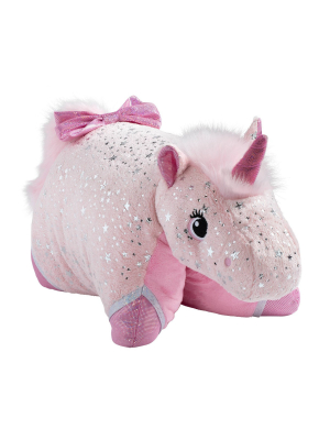 Sparkly Unicorn Pink Pillow - Pillow Pets