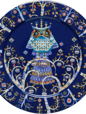 Taika Luncheon Flat Plate - Blue