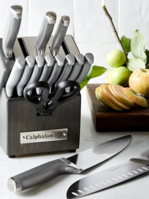 Calphalon Classic Sharpin Stainless-steel 15-piece Knife Set, Grey