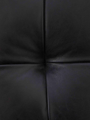 Dylan Leather Sofa, Rider Black