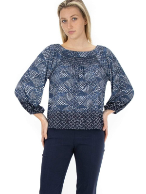 Zac & Rachel 3/4 Sleeve Knit Top