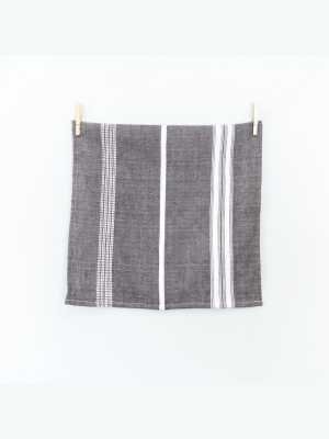 Aden Napkin - Gray + Natural