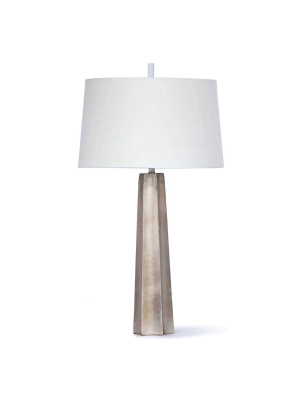 Celine Table Lamp (ambered Silver Leaf)