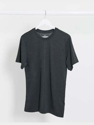 Nike Yoga Dry T-shirt In Black