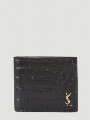 Saint Laurent Tiny Monogram East/west Wallet